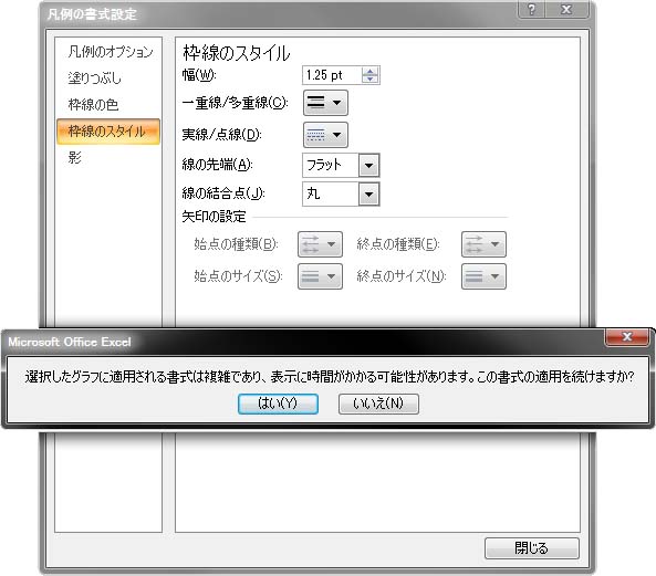 Exl Excelのグラフで凡例の文字が印刷されない ステラﾚおばさんのひとりごと